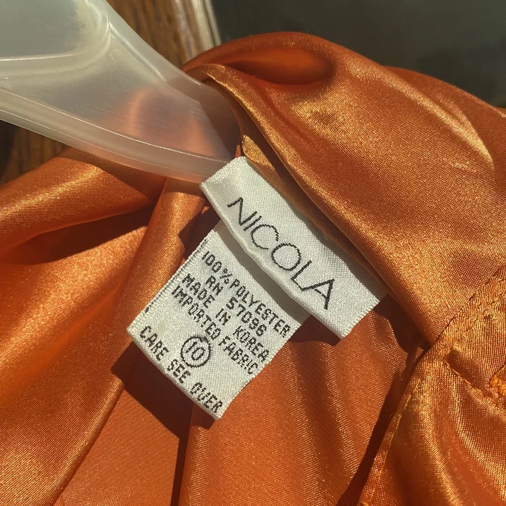 Nicola Vintage‎ Retro Orange Blouse